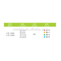 LTE-5095 mini barra de luz de farol de advertência de LED de emergência para veículos